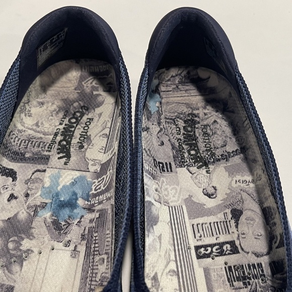 Clarks Carly Wish Ballet Flats Camo Blue Women's Mesh Slip On Shoes Size 8.5 NEW - Picture 10 of 14